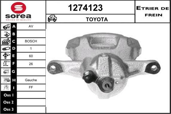 SNRA 1274123 - Pinza freno autozon.pro