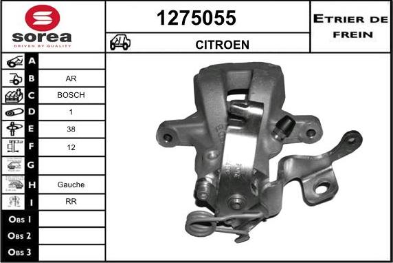 SNRA 1275055 - Pinza freno autozon.pro