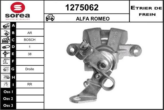 SNRA 1275062 - Pinza freno autozon.pro