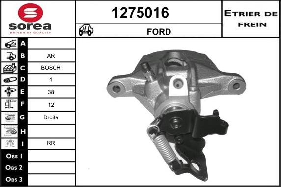 SNRA 1275016 - Pinza freno autozon.pro