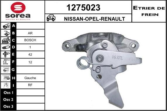 SNRA 1275023 - Pinza freno autozon.pro