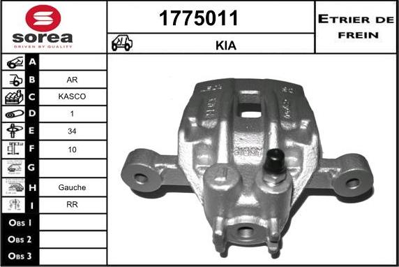 SNRA 1775011 - Pinza freno autozon.pro