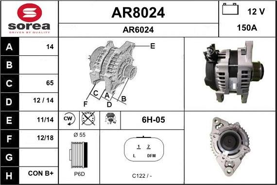 SNRA AR8024 - Alternatore autozon.pro