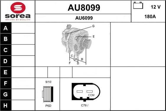 SNRA AU8099 - Alternatore autozon.pro