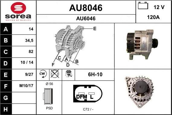 SNRA AU8046 - Alternatore autozon.pro