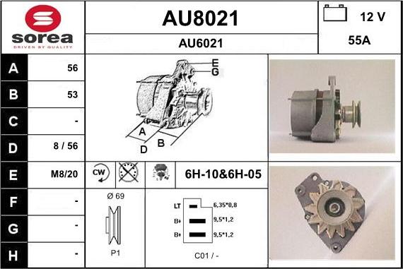 SNRA AU8021 - Alternatore autozon.pro