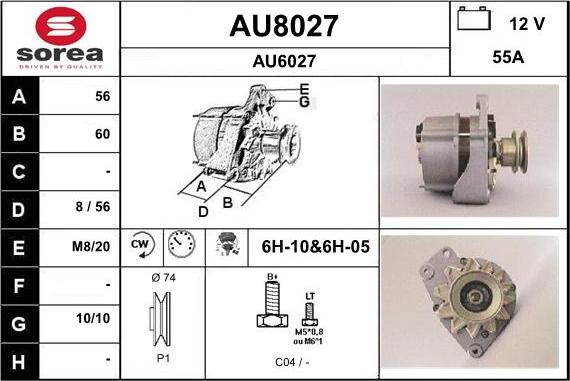 SNRA AU8027 - Alternatore autozon.pro