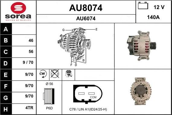 SNRA AU8074 - Alternatore autozon.pro