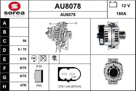 SNRA AU8078 - Alternatore autozon.pro