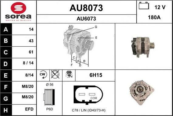 SNRA AU8073 - Alternatore autozon.pro