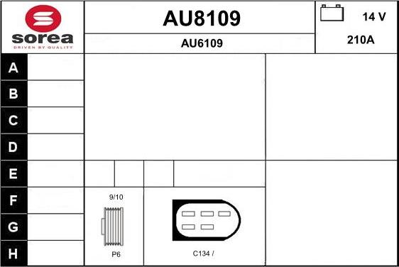 SNRA AU8109 - Alternatore autozon.pro