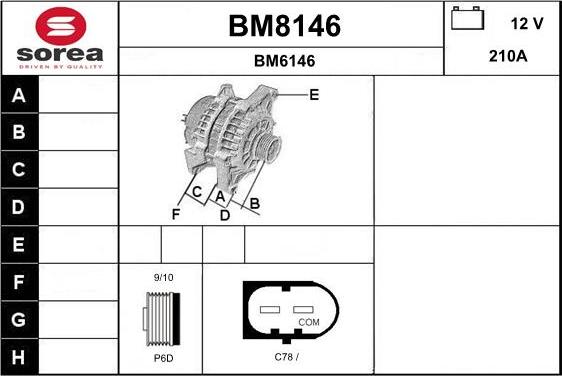 SNRA BM8146 - Alternatore autozon.pro