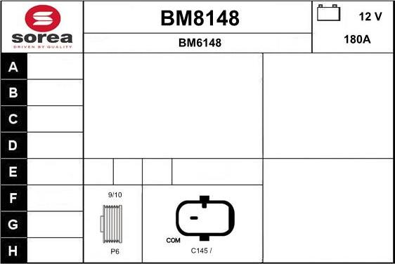 SNRA BM8148 - Alternatore autozon.pro