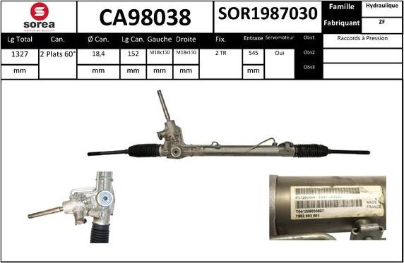 SNRA CA98038 - Scatola guida autozon.pro