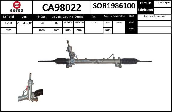 SNRA CA98022 - Scatola guida autozon.pro