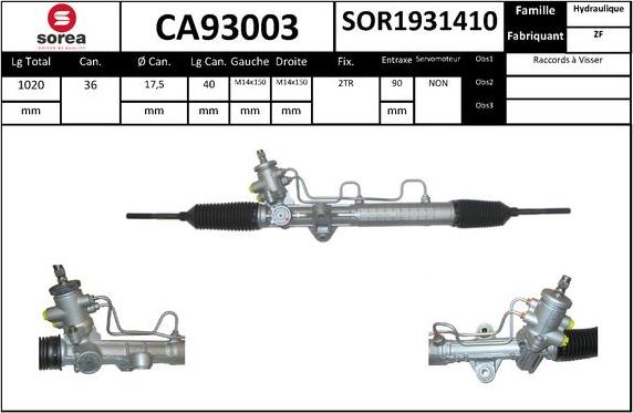 SNRA CA93003 - Scatola guida autozon.pro