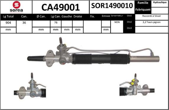 SNRA CA49001 - Scatola guida autozon.pro