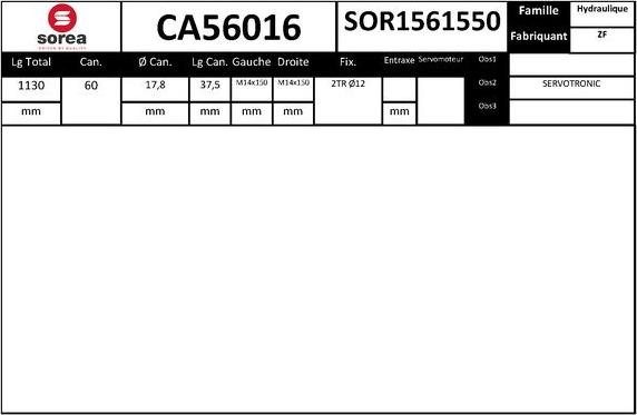 SNRA CA56016 - Scatola guida autozon.pro