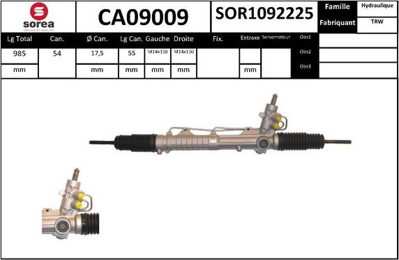 SNRA CA09009 - Scatola guida autozon.pro