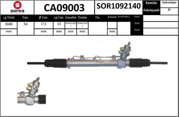 SNRA CA09003 - Scatola guida autozon.pro