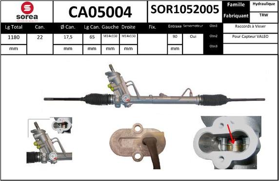 SNRA CA05004 - Scatola guida autozon.pro