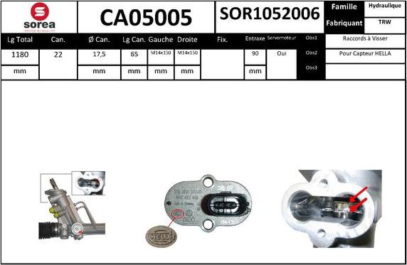 SNRA CA05005 - Scatola guida autozon.pro