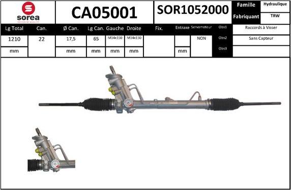 SNRA CA05001 - Scatola guida autozon.pro