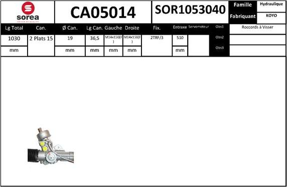 SNRA CA05014 - Scatola guida autozon.pro