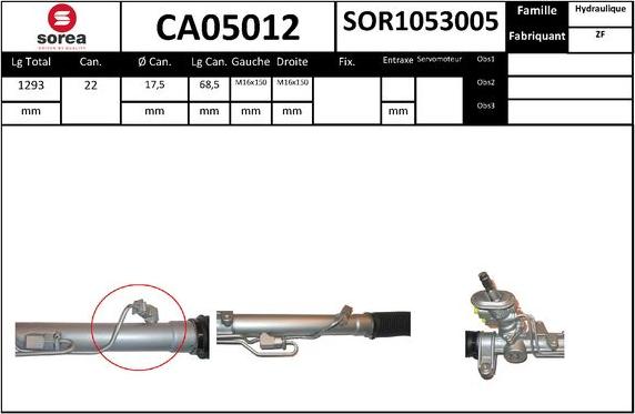 SNRA CA05012 - Scatola guida autozon.pro