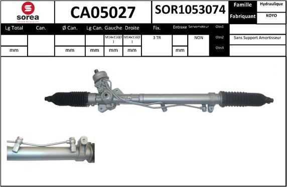 SNRA CA05027 - Scatola guida autozon.pro