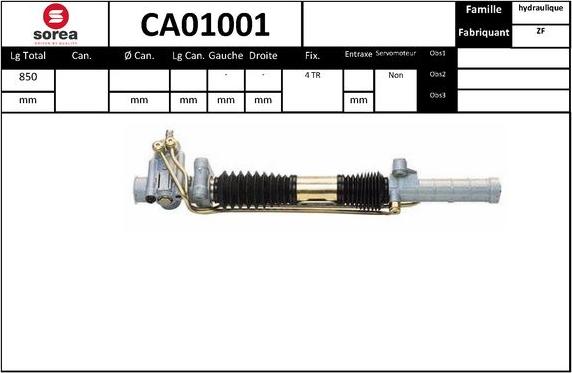 SNRA CA01001 - Scatola guida autozon.pro