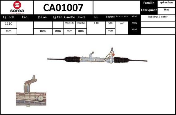 SNRA CA01007 - Scatola guida autozon.pro