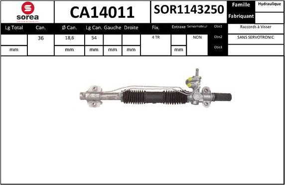 SNRA CA14011 - Scatola guida autozon.pro