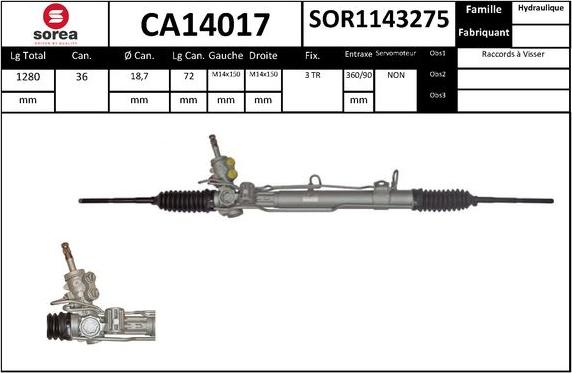 SNRA CA14017 - Scatola guida autozon.pro