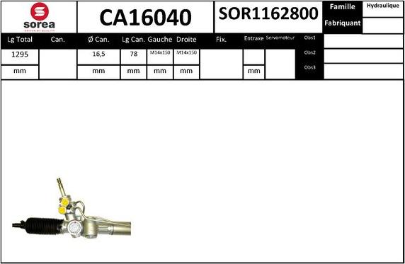 SNRA CA16040 - Scatola guida autozon.pro