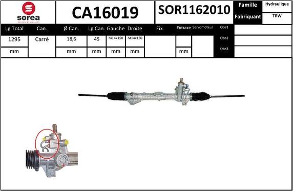 SNRA CA16019 - Scatola guida autozon.pro