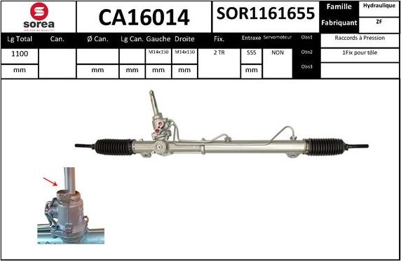 SNRA CA16014 - Scatola guida autozon.pro