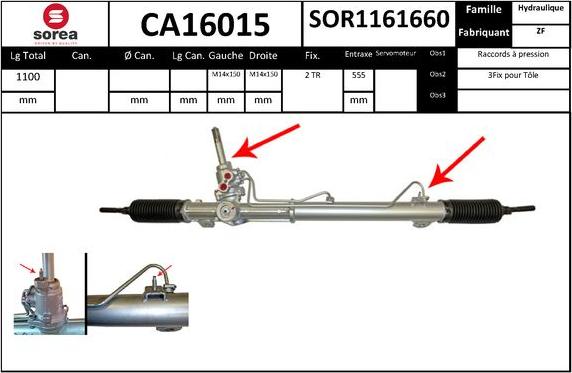 SNRA CA16015 - Scatola guida autozon.pro