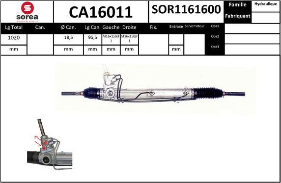 SNRA CA16011 - Scatola guida autozon.pro