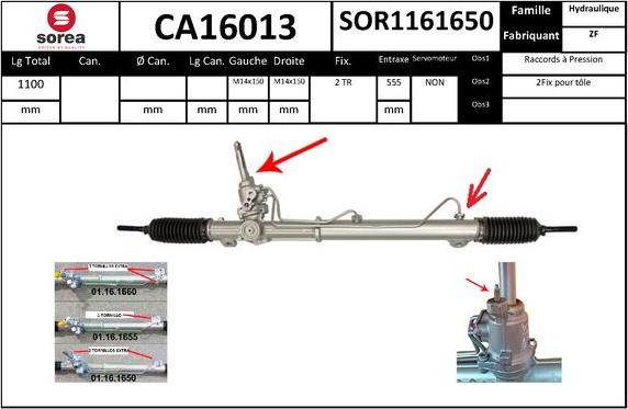 SNRA CA16013 - Scatola guida autozon.pro