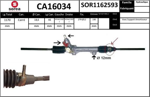 SNRA CA16034 - Scatola guida autozon.pro