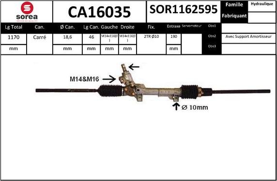 SNRA CA16035 - Scatola guida autozon.pro