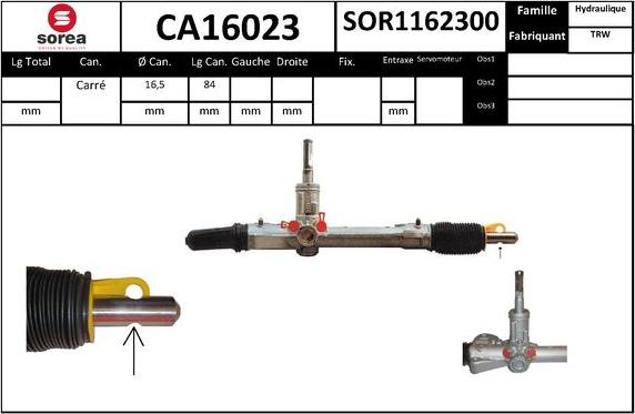 SNRA CA16023 - Scatola guida autozon.pro