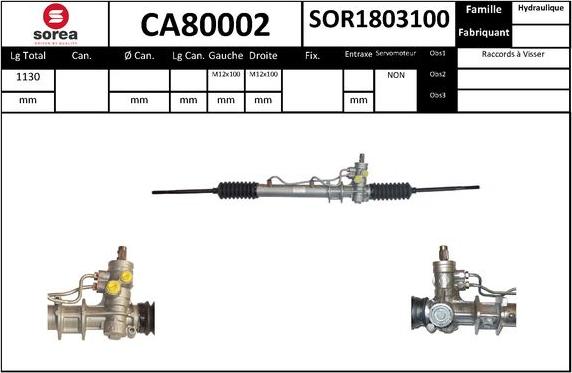 SNRA CA80002 - Scatola guida autozon.pro