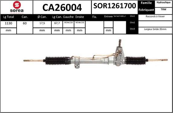 SNRA CA26004 - Scatola guida autozon.pro