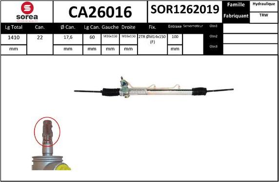 SNRA CA26016 - Scatola guida autozon.pro