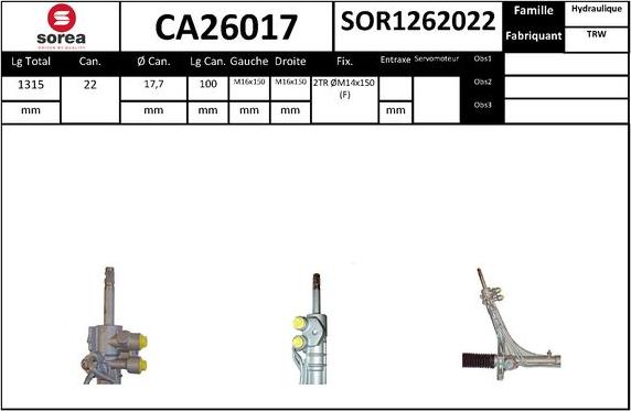 SNRA CA26017 - Scatola guida autozon.pro