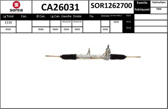 SNRA CA26031 - Scatola guida autozon.pro