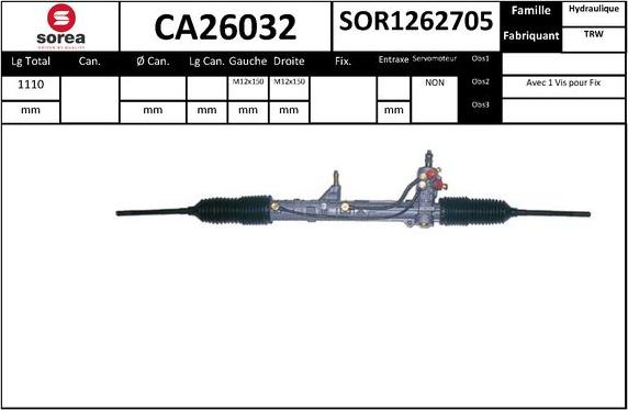 SNRA CA26032 - Scatola guida autozon.pro