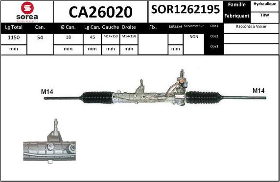 SNRA CA26020 - Scatola guida autozon.pro